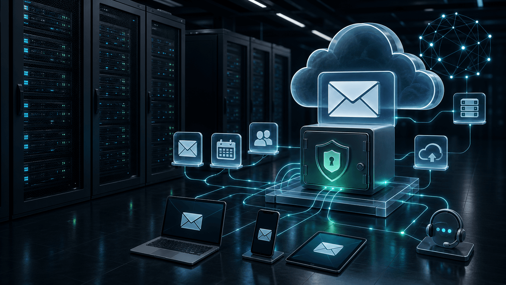 Hospedagem Cloud de E-mails Zimbra NE - visual 1: zimbra cloud ne hero email corporativo