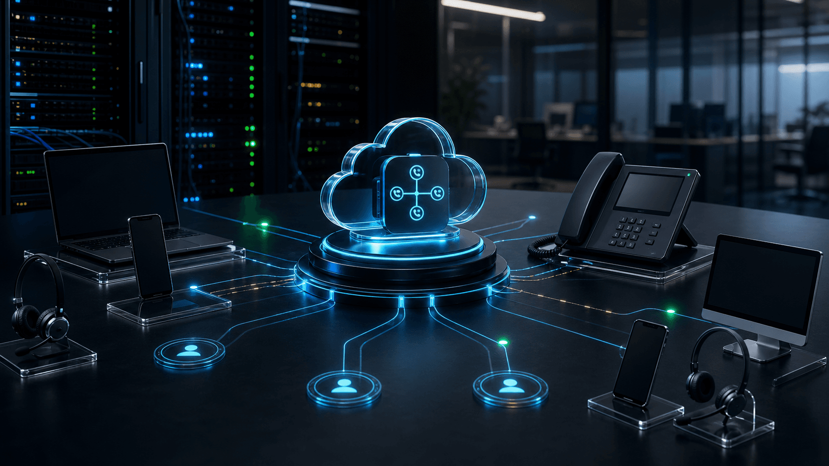 VoIP e PABX Virtual - visual 1: voip pabx virtual hero telefonia empresarial